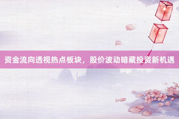 资金流向透视热点板块，股价波动暗藏投资新机遇
